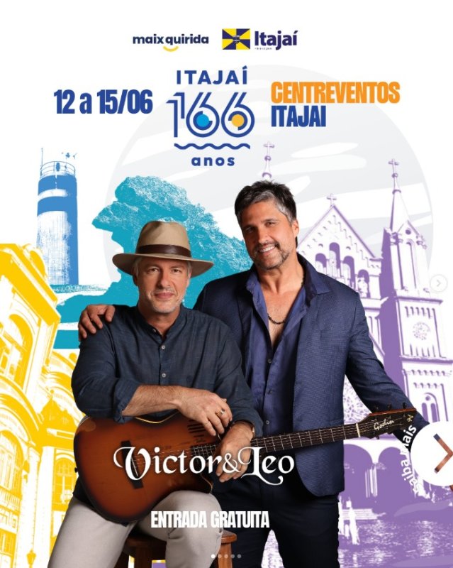 Aniversário de Itajaí 166 anos