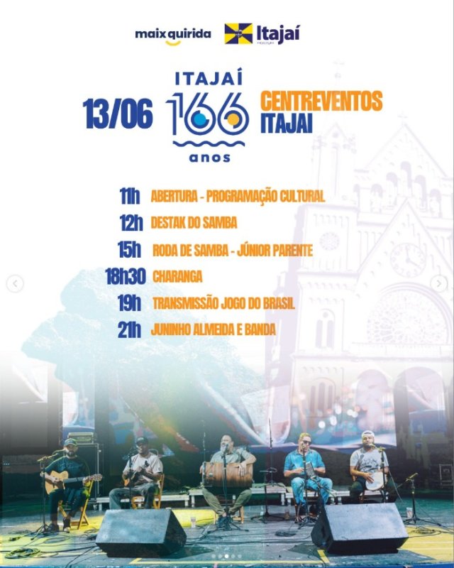 Aniversário de Itajaí 166 anos