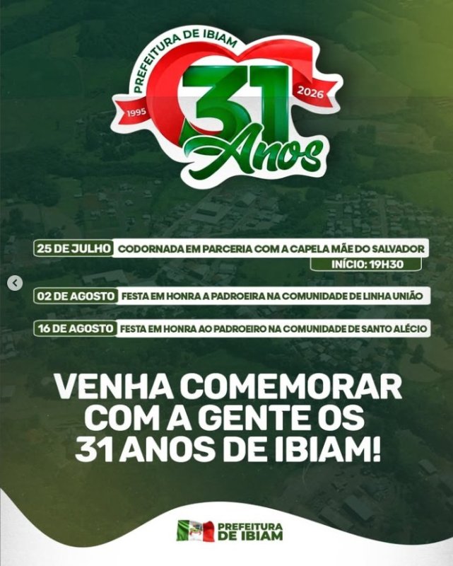 31 anos de Ibiam