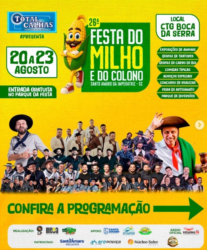26ª Festa do Milho e do Colono