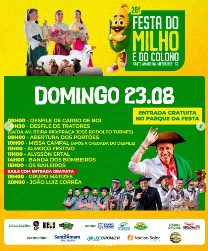 26ª Festa do Milho e do Colono