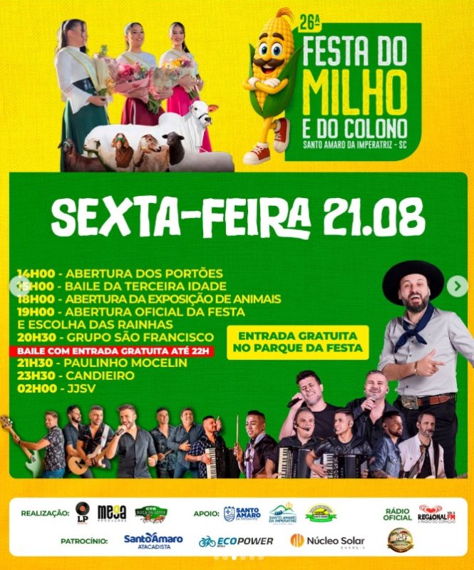 26ª Festa do Milho e do Colono