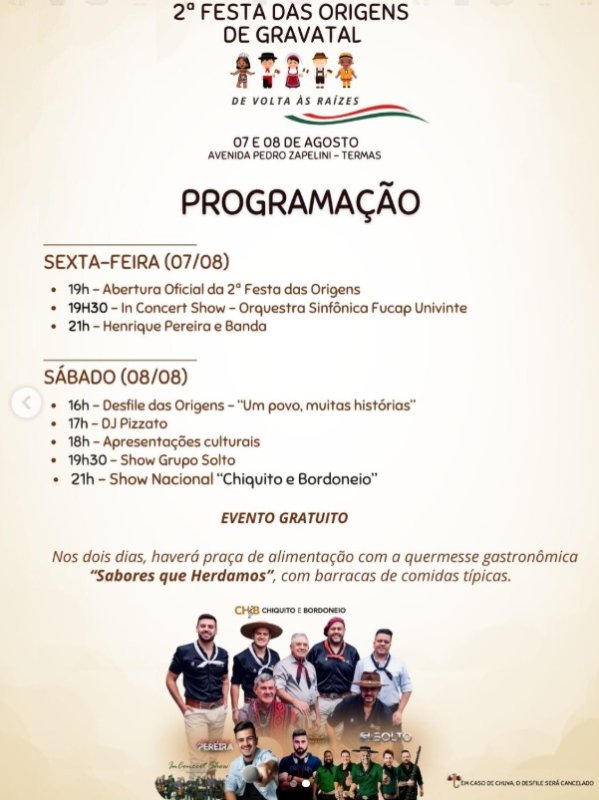 2ª Festa das Origens