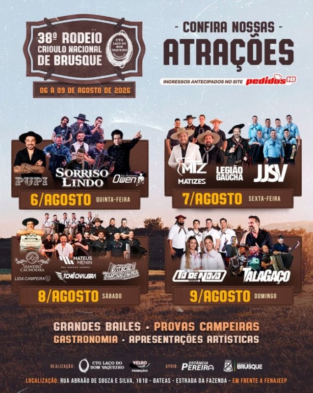 38º Rodeio Crioulo Nacional de Brusque