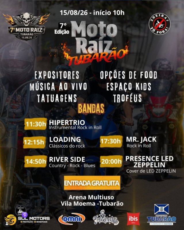 7ª EDIÇÃO DO MOTO RAIZ TUBARÃO/SC